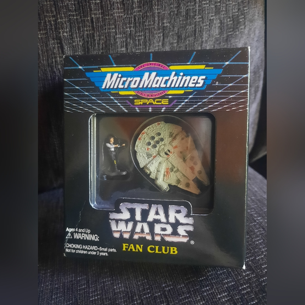 1994 Star Wars Micro Machines Fan Club Exclusive-Millenium Falcon/Han